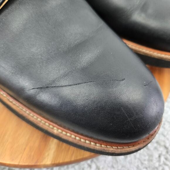 Samuel Hubbard Mens 13M Founder Black Leather Plain Toe Casual Oxford Sneaker main image 7